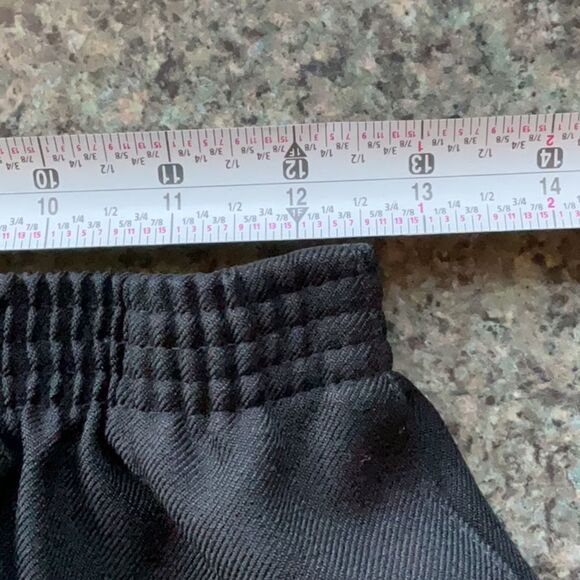 Alfred Dunner Black Straight Leg Pants Women 14P Elastic Waist Polyester Trouser - Picture 5 of 7